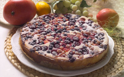 Творожный пирог с ягодным ассорти